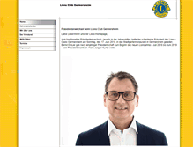 Tablet Screenshot of lions-club-germersheim.de